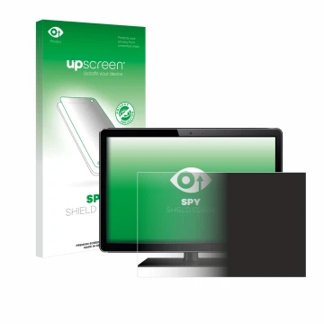 Parte frontale di una confezione del prodotto con il logo del marchio upscreen. Accanto è raffigurato il dispositivo con la re
