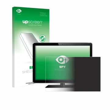Parte frontale di una confezione del prodotto con il logo del marchio upscreen. Accanto è raffigurato il dispositivo con la re