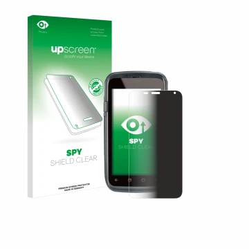 Parte frontale di una confezione del prodotto con il logo del marchio upscreen. Accanto è raffigurato il dispositivo Honeywell