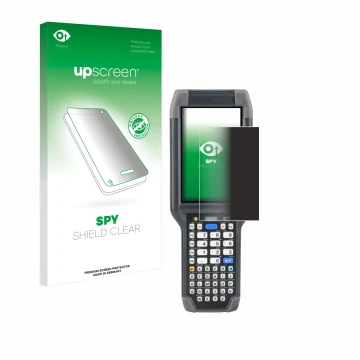 Parte frontale di una confezione del prodotto con il logo del marchio upscreen. Accanto è raffigurato il dispositivo Honeywell