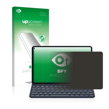 Parte frontale di una confezione del prodotto con il logo del marchio upscreen. Accanto è raffigurato il dispositivo Huawei Ma