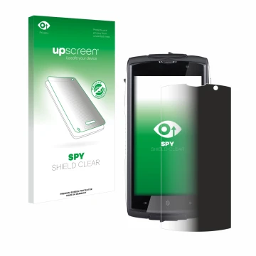 Parte frontale di una confezione del prodotto con il logo del marchio upscreen. Accanto è raffigurato il dispositivo GoClever 