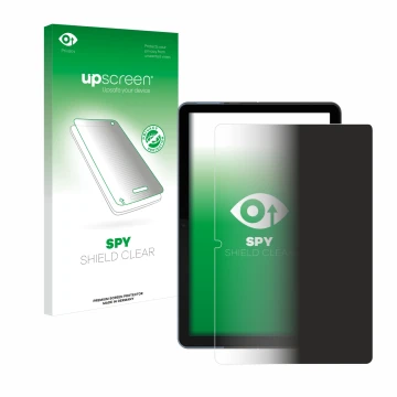 Parte frontale di una confezione del prodotto con il logo del marchio upscreen. Accanto è raffigurato il dispositivo Lenovo Id