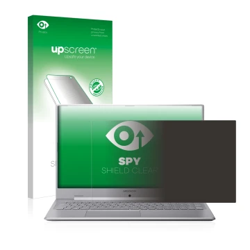 Parte frontale di una confezione del prodotto con il logo del marchio upscreen. Accanto è raffigurato il dispositivo MEDION Ak
