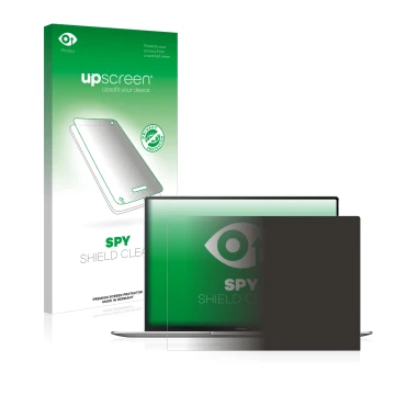 Parte frontale di una confezione del prodotto con il logo del marchio upscreen. Accanto è raffigurato il dispositivo Huawei Ma