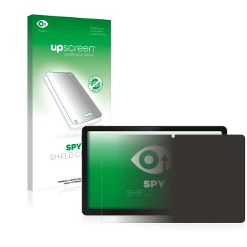 Parte frontale di una confezione del prodotto con il logo del marchio upscreen. Accanto è raffigurato il dispositivo realme Pa