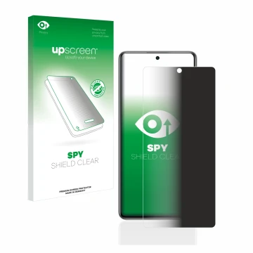 Parte frontale di una confezione del prodotto con il logo del marchio upscreen. Accanto è raffigurato il dispositivo Xiaomi 11