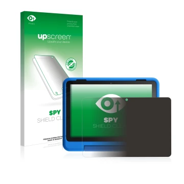 Parte frontale di una confezione del prodotto con il logo del marchio upscreen. Accanto è raffigurato il dispositivo Amazon Fi