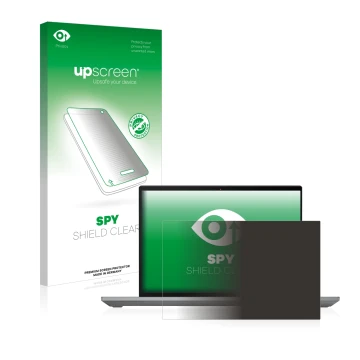 Parte frontale di una confezione del prodotto con il logo del marchio upscreen. Accanto è raffigurato il dispositivo Lenovo Th