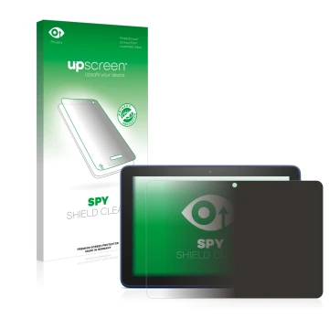 Parte frontale di una confezione del prodotto con il logo del marchio upscreen. Accanto è raffigurato il dispositivo Amazon Fi