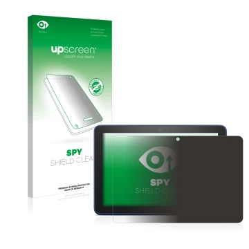 Parte frontale di una confezione del prodotto con il logo del marchio upscreen. Accanto è raffigurato il dispositivo Amazon Fi