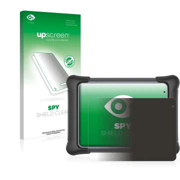 Parte frontale di una confezione del prodotto con il logo del marchio upscreen. Accanto è raffigurato il dispositivo Autel Max