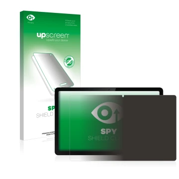 Parte frontale di una confezione del prodotto con il logo del marchio upscreen. Accanto è raffigurato il dispositivo realme Pa