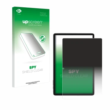 Parte frontale di una confezione del prodotto con il logo del marchio upscreen. Accanto è raffigurato il dispositivo Blackview