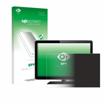 Parte frontale di una confezione del prodotto con il logo del marchio upscreen. Accanto è raffigurato il dispositivo con la re