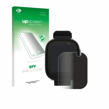 Parte frontale di una confezione del prodotto con il logo del marchio upscreen. Accanto è raffigurato il dispositivo Xplora X6