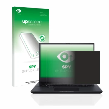 Parte frontale di una confezione del prodotto con il logo del marchio upscreen. Accanto è raffigurato il dispositivo ASUS ProA