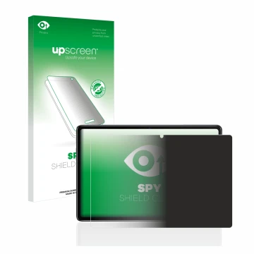 Parte frontale di una confezione del prodotto con il logo del marchio upscreen. Accanto è raffigurato il dispositivo Blackview