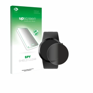 Parte frontale di una confezione del prodotto con il logo del marchio upscreen. Accanto è raffigurato il dispositivo Shot Scop