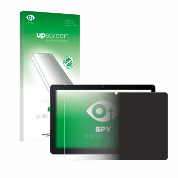 Parte frontale di una confezione del prodotto con il logo del marchio upscreen. Accanto è raffigurato il dispositivo Acer Icon
