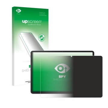 Parte frontale di una confezione del prodotto con il logo del marchio upscreen. Accanto è raffigurato il dispositivo Huawei Ma