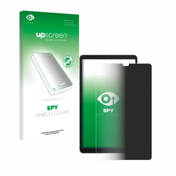Parte frontale di una confezione del prodotto con il logo del marchio upscreen. Accanto è raffigurato il dispositivo Blackview