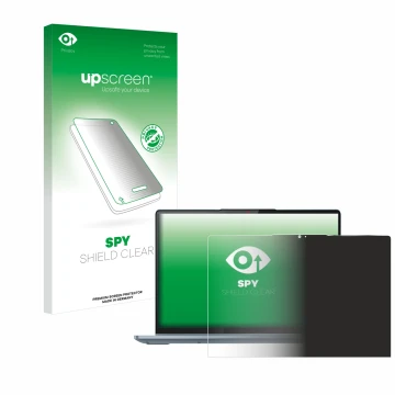 Parte frontale di una confezione del prodotto con il logo del marchio upscreen. Accanto è raffigurato il dispositivo Lenovo Id