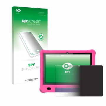 Parte frontale di una confezione del prodotto con il logo del marchio upscreen. Accanto è raffigurato il dispositivo Pritom B1