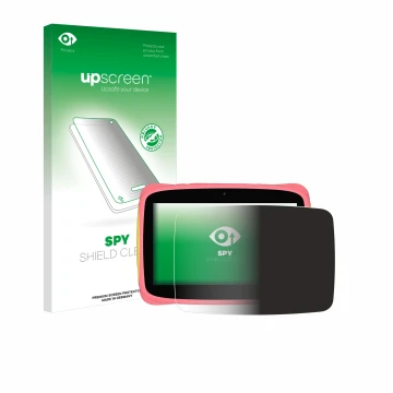 Parte frontale di una confezione del prodotto con il logo del marchio upscreen. Accanto è raffigurato il dispositivo Blackview