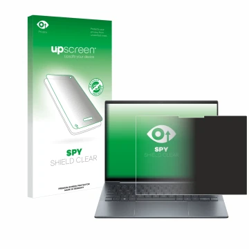 Parte frontale di una confezione del prodotto con il logo del marchio upscreen. Accanto è raffigurato il dispositivo HP Dragon