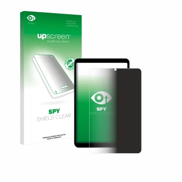 Parte frontale di una confezione del prodotto con il logo del marchio upscreen. Accanto è raffigurato il dispositivo Alldocube