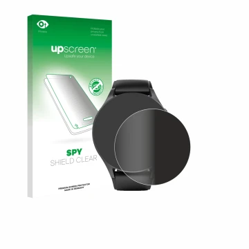 Parte frontale di una confezione del prodotto con il logo del marchio upscreen. Accanto è raffigurato il dispositivo Hama 8900