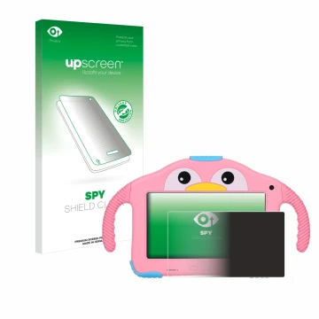 Parte frontale di una confezione del prodotto con il logo del marchio upscreen. Accanto è raffigurato il dispositivo okulaku K