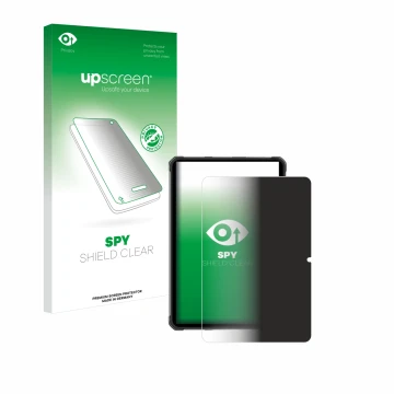Parte frontale di una confezione del prodotto con il logo del marchio upscreen. Accanto è raffigurato il dispositivo Hotwav R7