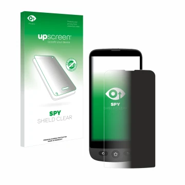 Parte frontale di una confezione del prodotto con il logo del marchio upscreen. Accanto è raffigurato il dispositivo Swissvoic