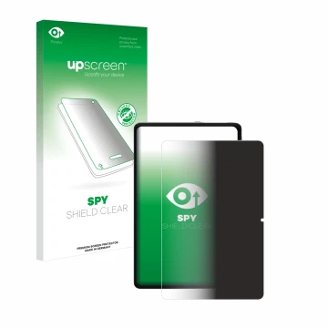 Parte frontale di una confezione del prodotto con il logo del marchio upscreen. Accanto è raffigurato il dispositivo Xiaomi Re