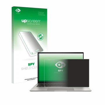 Parte frontale di una confezione del prodotto con il logo del marchio upscreen. Accanto è raffigurato il dispositivo ASUS ZenB
