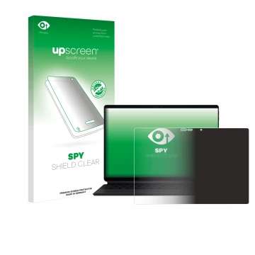 Parte frontale di una confezione del prodotto con il logo del marchio upscreen. Accanto è raffigurato il dispositivo ASUS ProA