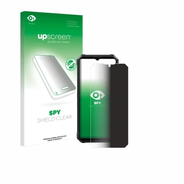 Parte frontale di una confezione del prodotto con il logo del marchio upscreen. Accanto è raffigurato il dispositivo Fossibot 