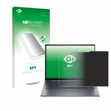 Parte frontale di una confezione del prodotto con il logo del marchio upscreen. Accanto è raffigurato il dispositivo HP Dragon