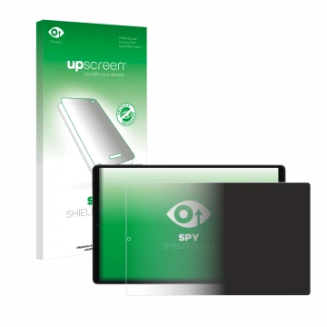 Parte frontale di una confezione del prodotto con il logo del marchio upscreen. Accanto è raffigurato il dispositivo Pixpeak M