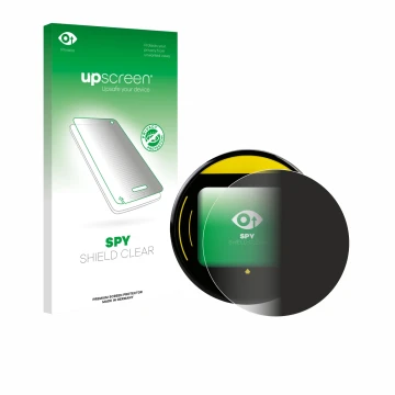 Parte frontale di una confezione del prodotto con il logo del marchio upscreen. Accanto è raffigurato il dispositivo Nayax Ony