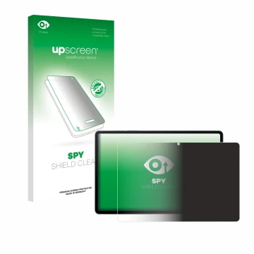 Parte frontale di una confezione del prodotto con il logo del marchio upscreen. Accanto è raffigurato il dispositivo Samsung G