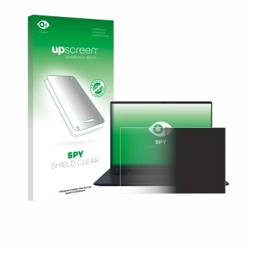 Parte frontale di una confezione del prodotto con il logo del marchio upscreen. Accanto è raffigurato il dispositivo ASUS Vivo