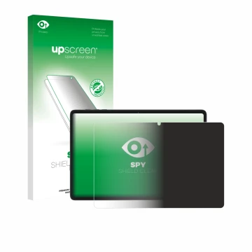 Parte frontale di una confezione del prodotto con il logo del marchio upscreen. Accanto è raffigurato il dispositivo Tabwee RM