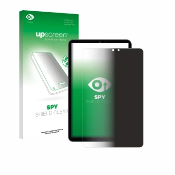 Parte frontale di una confezione del prodotto con il logo del marchio upscreen. Accanto è raffigurato il dispositivo Alldocube