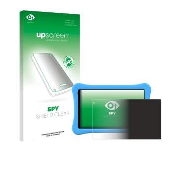 Parte frontale di una confezione del prodotto con il logo del marchio upscreen. Accanto è raffigurato il dispositivo Awow funt