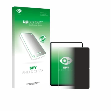 Parte frontale di una confezione del prodotto con il logo del marchio upscreen. Accanto è raffigurato il dispositivo Teclast A