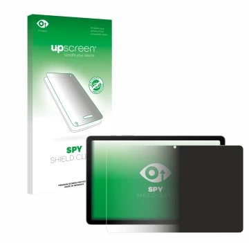 Parte frontale di una confezione del prodotto con il logo del marchio upscreen. Accanto è raffigurato il dispositivo Samsung G