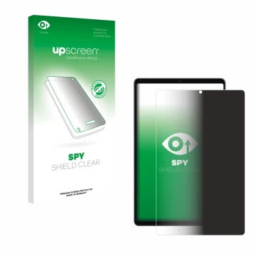 Parte frontale di una confezione del prodotto con il logo del marchio upscreen. Accanto è raffigurato il dispositivo Alldocube